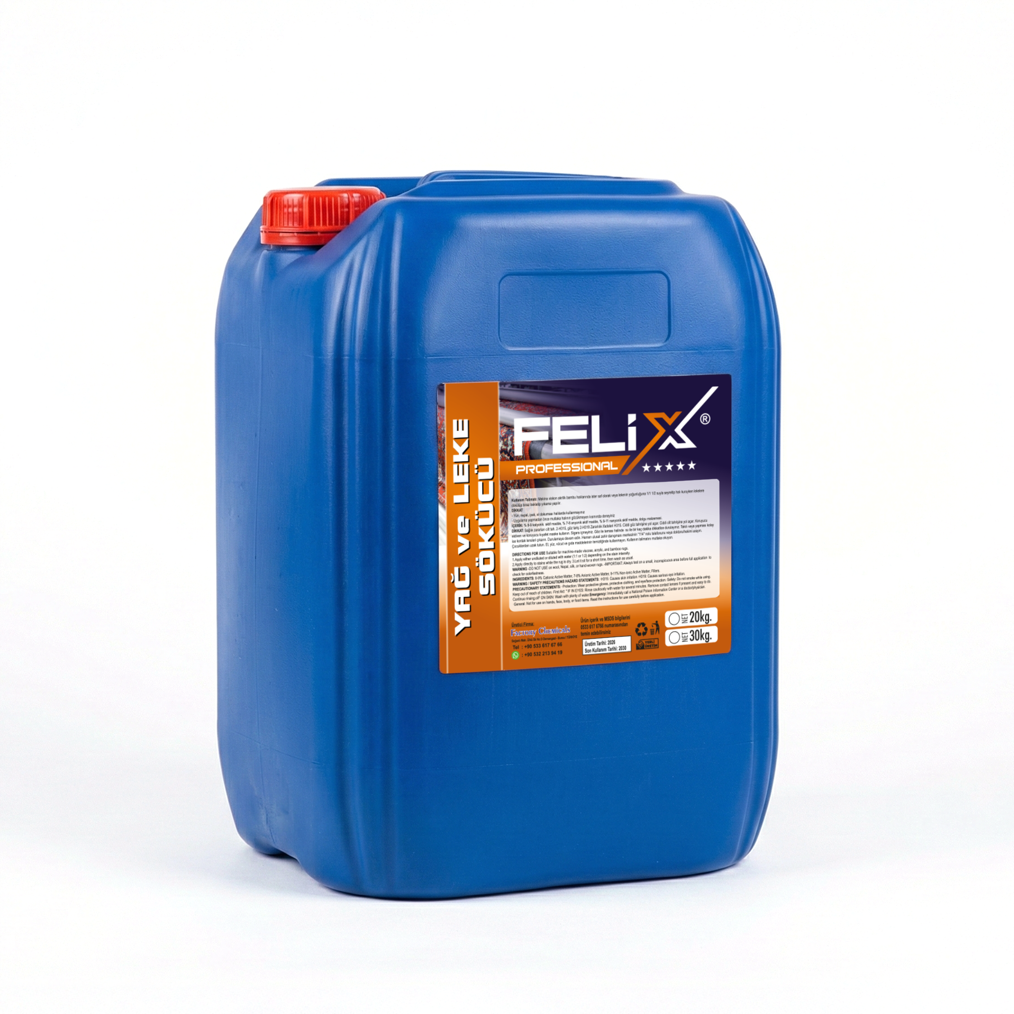 FELİX YAĞ VE LEKE SÖKÜCÜ 20 LT