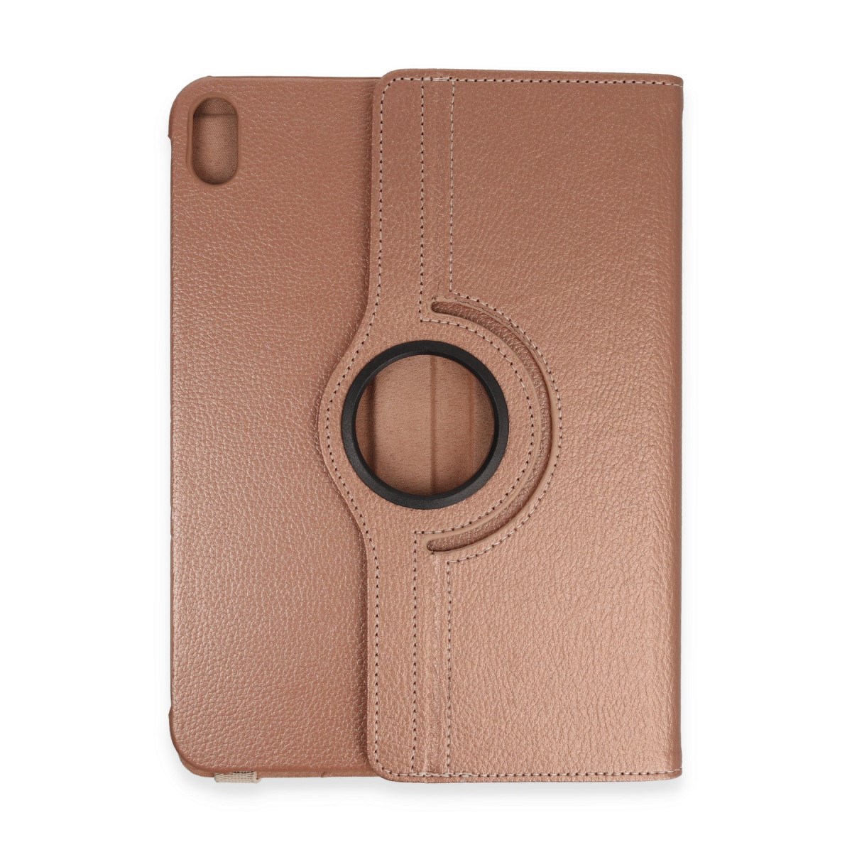 iPad 2022 10.9 (10.nesil) Kılıf 360 Tablet Deri Kılıf - Rose Gold
