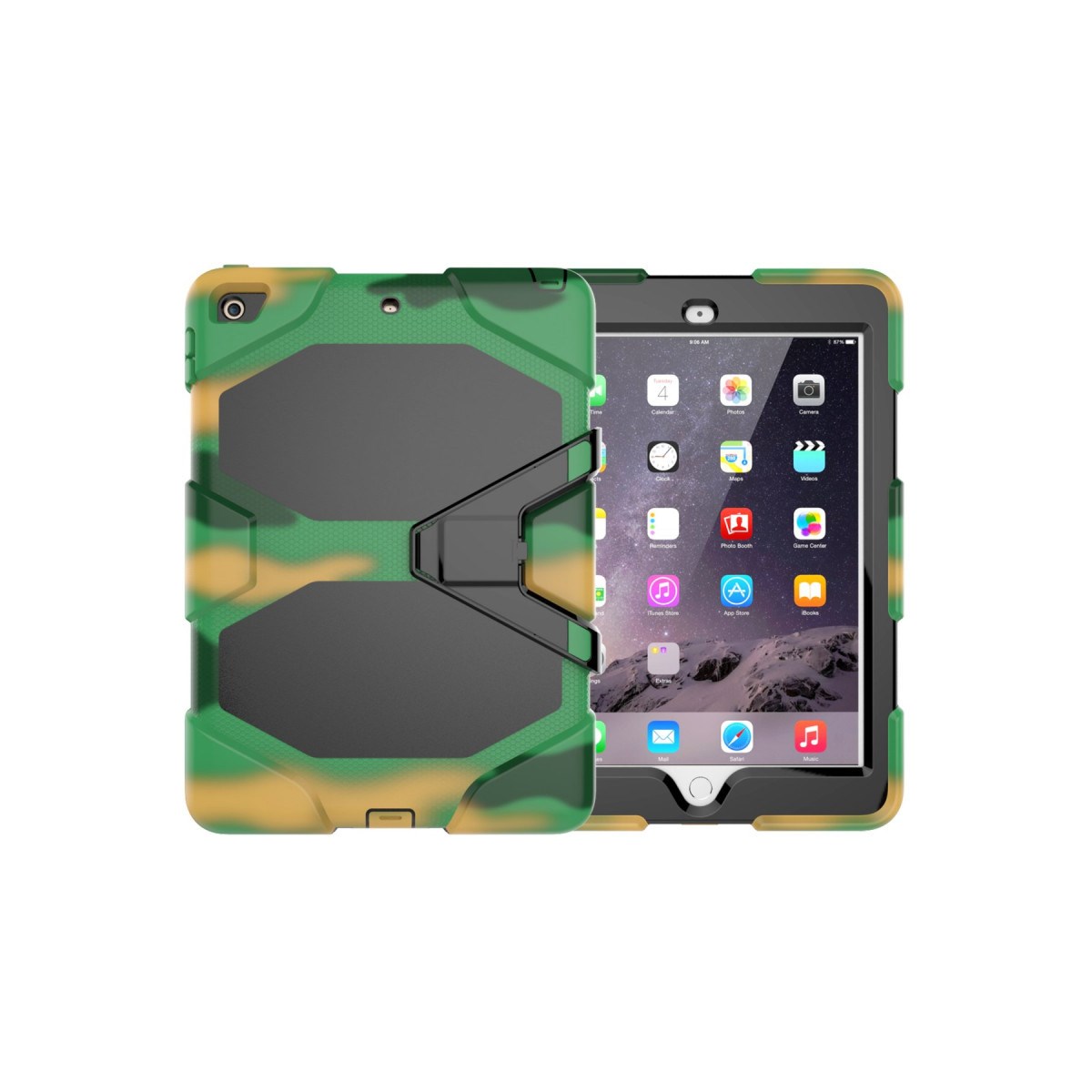iPad 5 Air 9.7 Kılıf Griffin Tablet Kapak - Kamuflaj