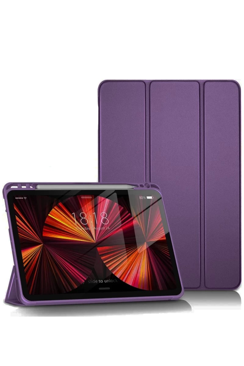 iPad Pro 11 (2024) Kılıf Tablet Smart Kılıf - Mor