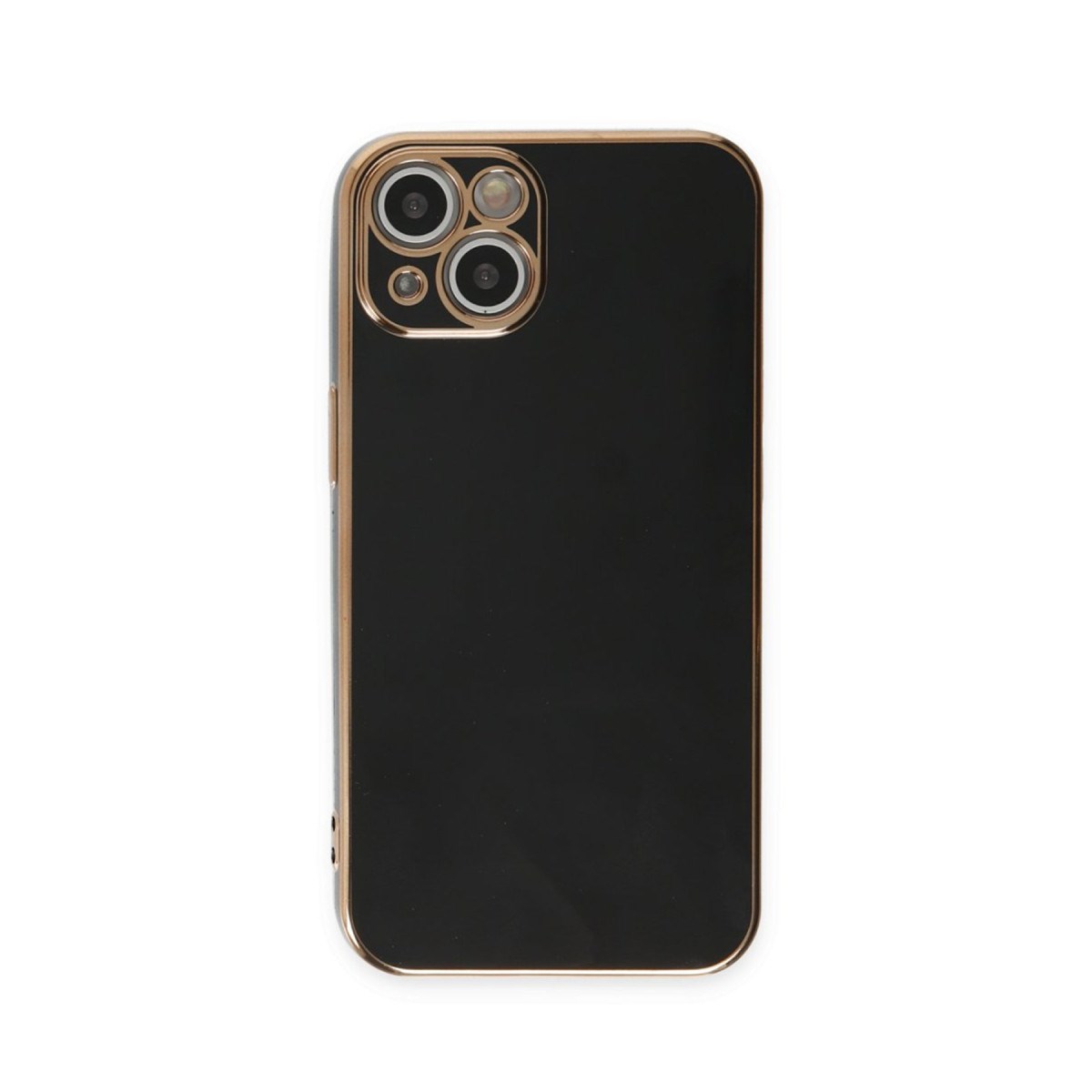 iPhone 15 Kılıf Volet Silikon - Siyah