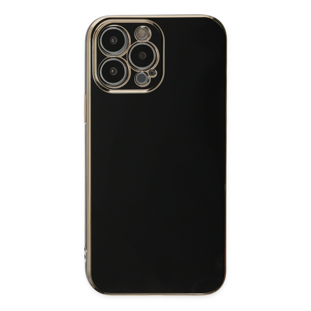 iPhone 15 Pro Max Kılıf Volet Silikon - Siyah