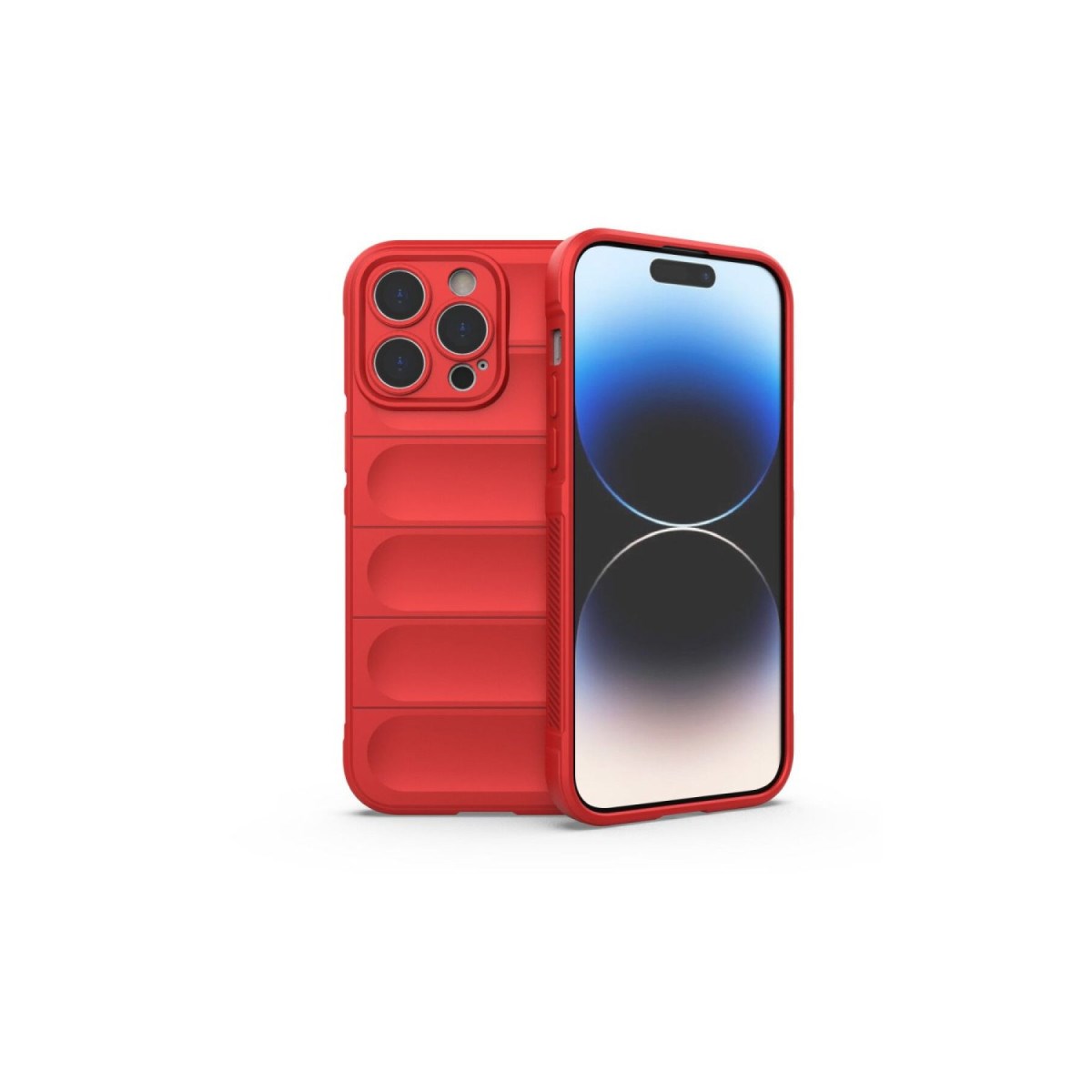 iPhone 16 Pro Kılıf Optimum Silikon - Kırmızı