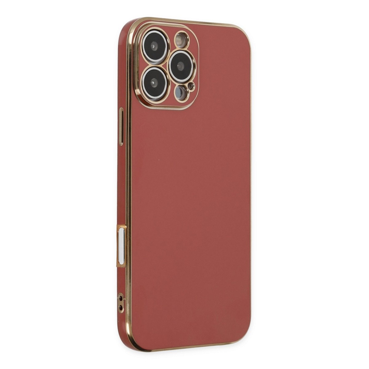 iPhone 16 Pro Max Kılıf Volet Silikon - Kırmızı