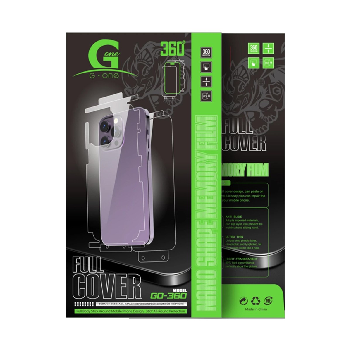 iPhone 17 Pro Max 360 Mat Full Body Arka Koruyucu