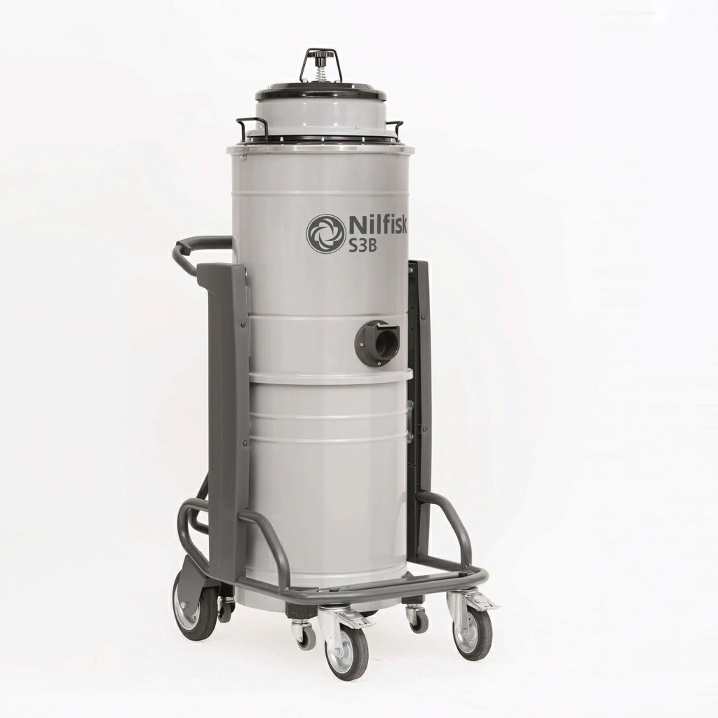 Nilfisk S3B L100 Endüstriyel Vakum Makinesi | 3 kW Tek Fazlı Islak Kuru Sanayi Tipi Vakum
