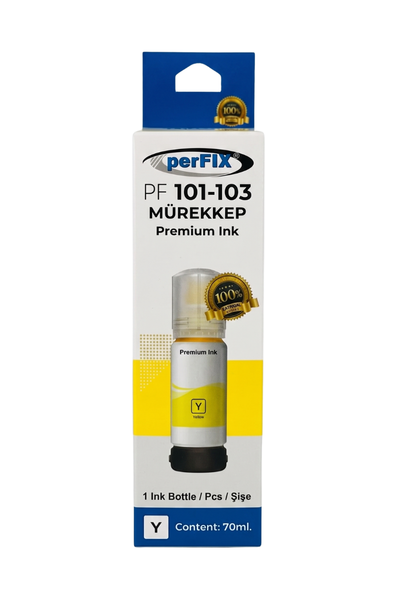 perFIX  T101UY Üniversal Sarı  T101Y - T103Y - T106Y - T112Y Sarı Şişe