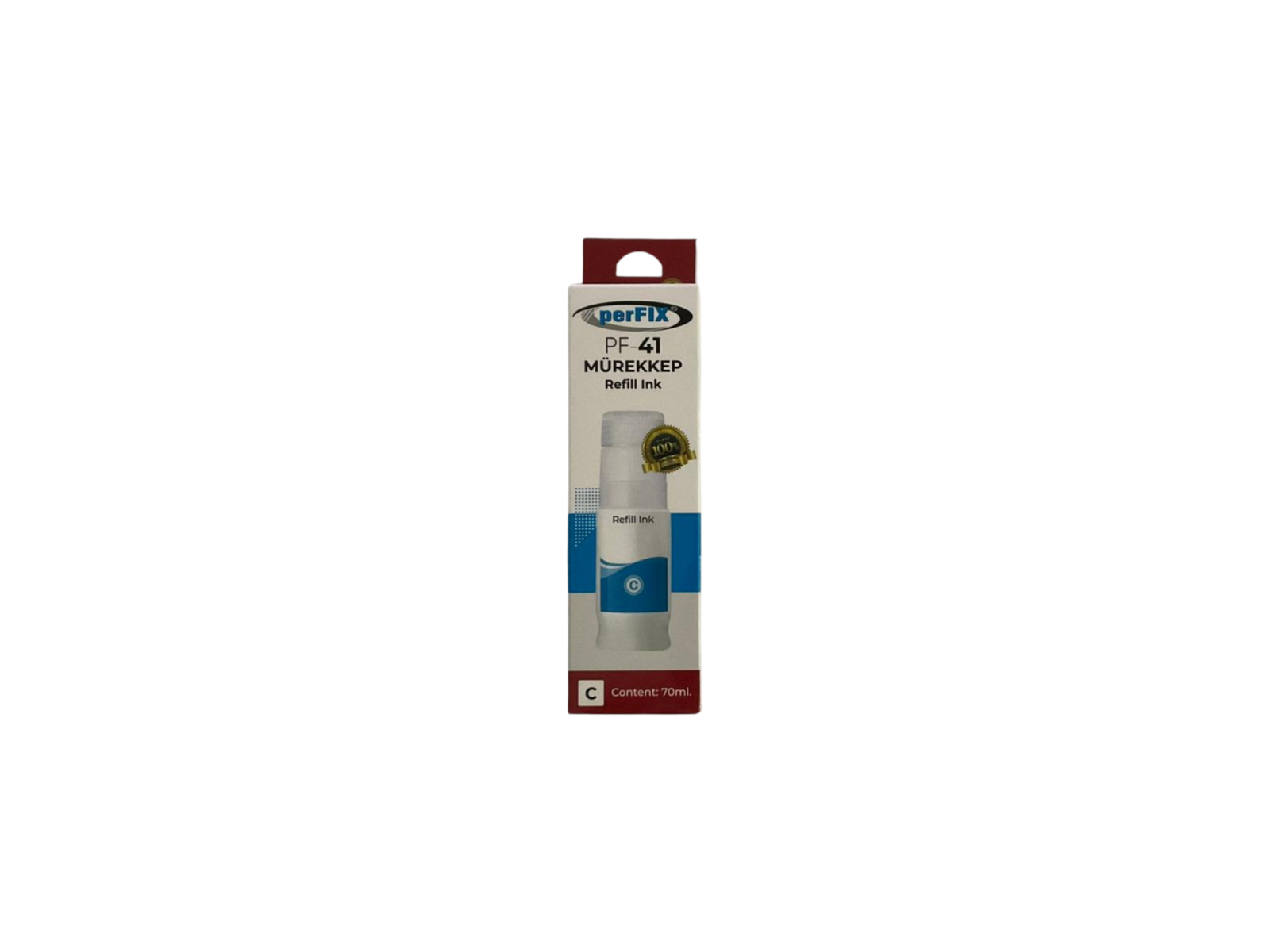 perFIX Canon  PF GI-41C  Mavi  Şişeli  Mürekkep 70ml