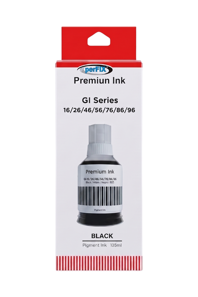 perFIX Canon  PF GI-46B - GI-56B Siyah Dye  Şişeli   Mürekkep 170ml