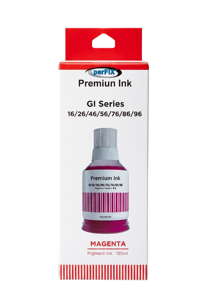 perFIX Canon  PF GI-46M - GI-56M Kırmızı Şişeli   Mürekkep 130ml