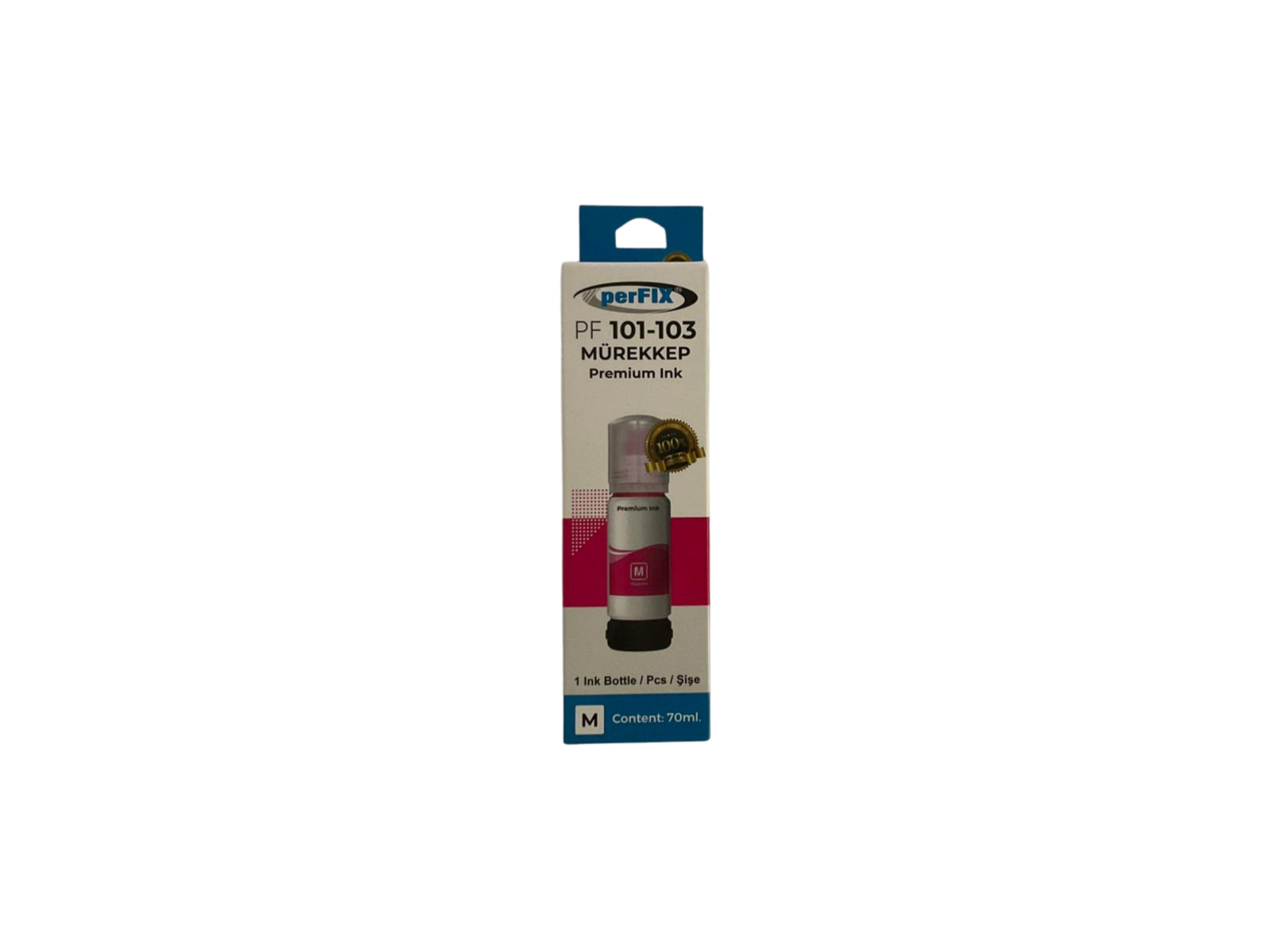 perFIX PF T103M  Kırmızı Şişeli Mürekkep (70 ml )