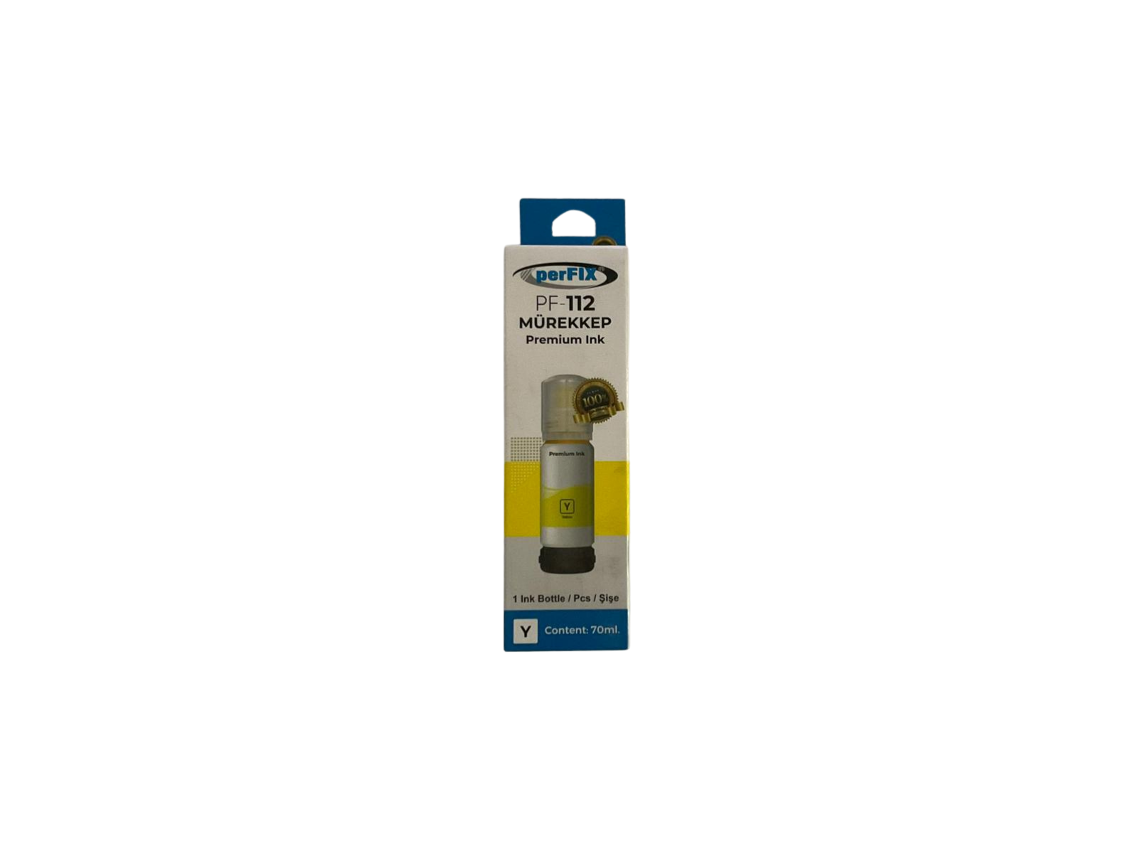 perFIX PF T112Y  Sarı Şişeli Mürekkep (70 ml )