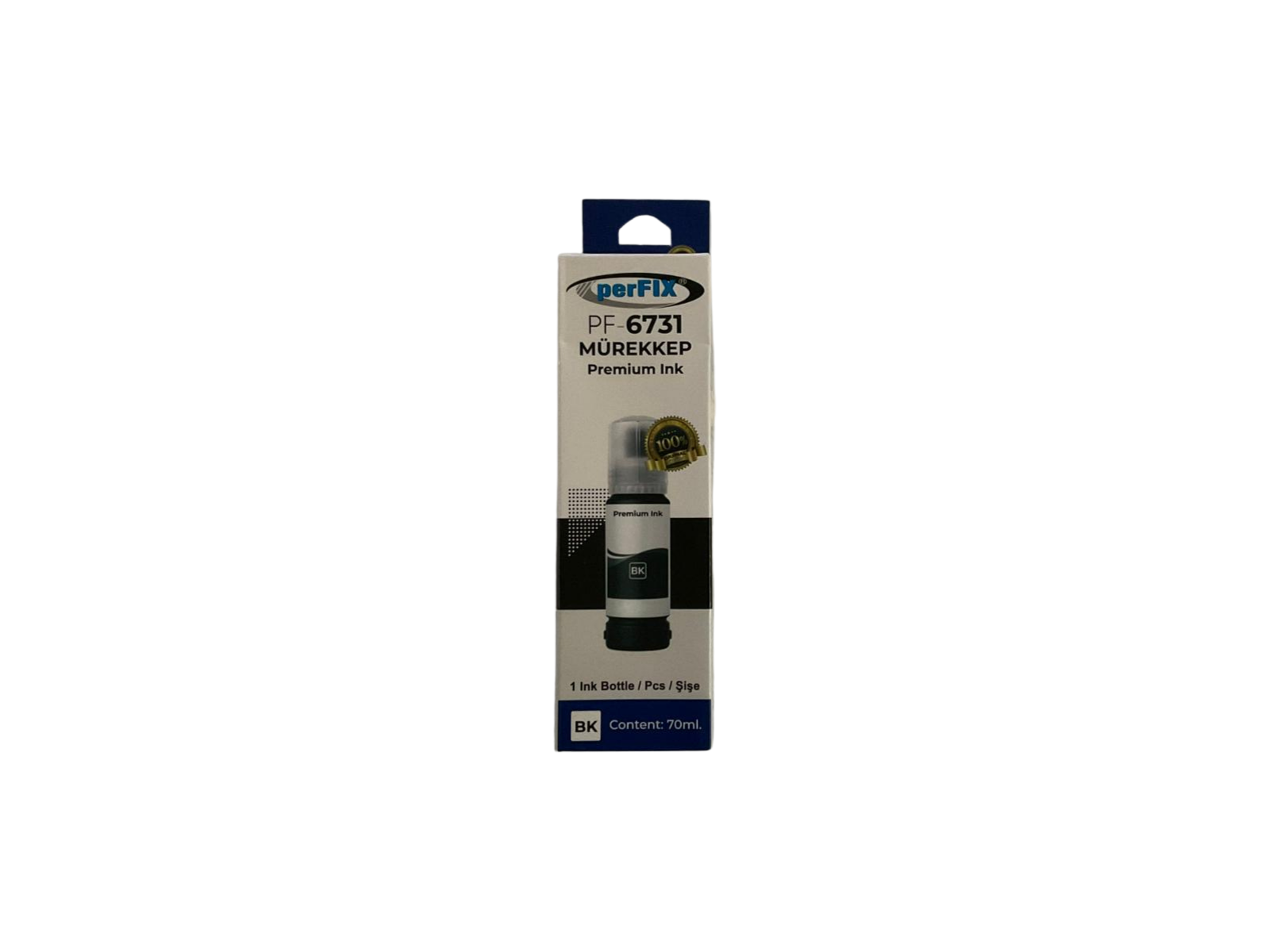 perFIX PF T6641 - 6731  Siyah Şişeli Mürekkep (70 ml )