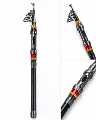 2.40m (Cep Boy 42cm) Teleskopik Karbon Olta Kamışı