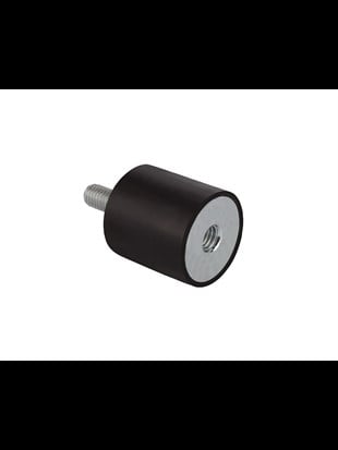 30X30MM M8 B  TİP LASTİK TAKOZ PULLU