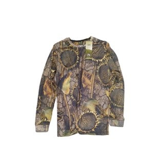 AYDÖNDÜ DESEN YUVARLAK YAKA AVCI SWEATSHİRT - 3XL