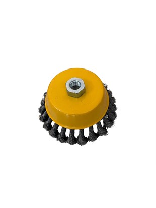 Burgulu Çanak Tel Fırça 125mm 55735