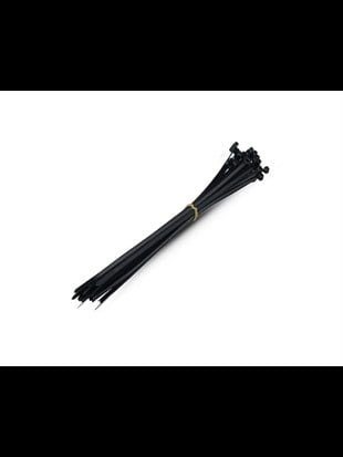 Cırt Plastik Siyah Kelepçe 4.8x380 mm MES1845