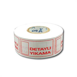 Detaylı Yıkama Uyarı Etiketi