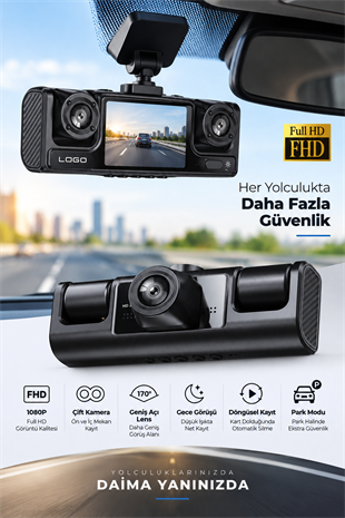 Full HD 1080P Döngüsel Kayıtlı Araç Kamerası
