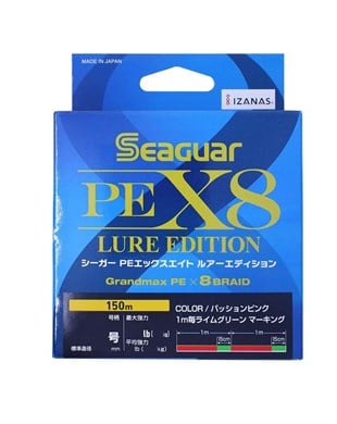 Seaguar Lure Edition Multi Color 8X 150m. - 0.128MM