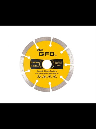 Soketli Elmas Daire Testere 180x22.23mm GFB2389