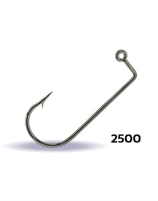 Youvella 2500 Jig Head İğnesi Delikli Uzun 100lü Kutu Nikel - NO-1