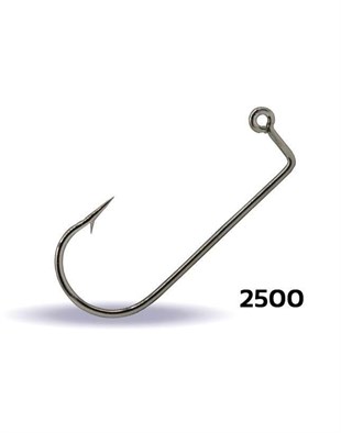 Youvella 2500 Jig Head İğnesi Delikli Uzun 100lü Kutu Nikel - NO-2-0