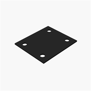 Elastomer Mesnet Takozu  260x300x8mm -  Ø 30mm