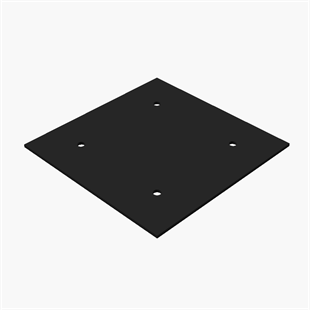 Elastomer Mesnet Takozu  350x350x6mm -  Ø 15mm