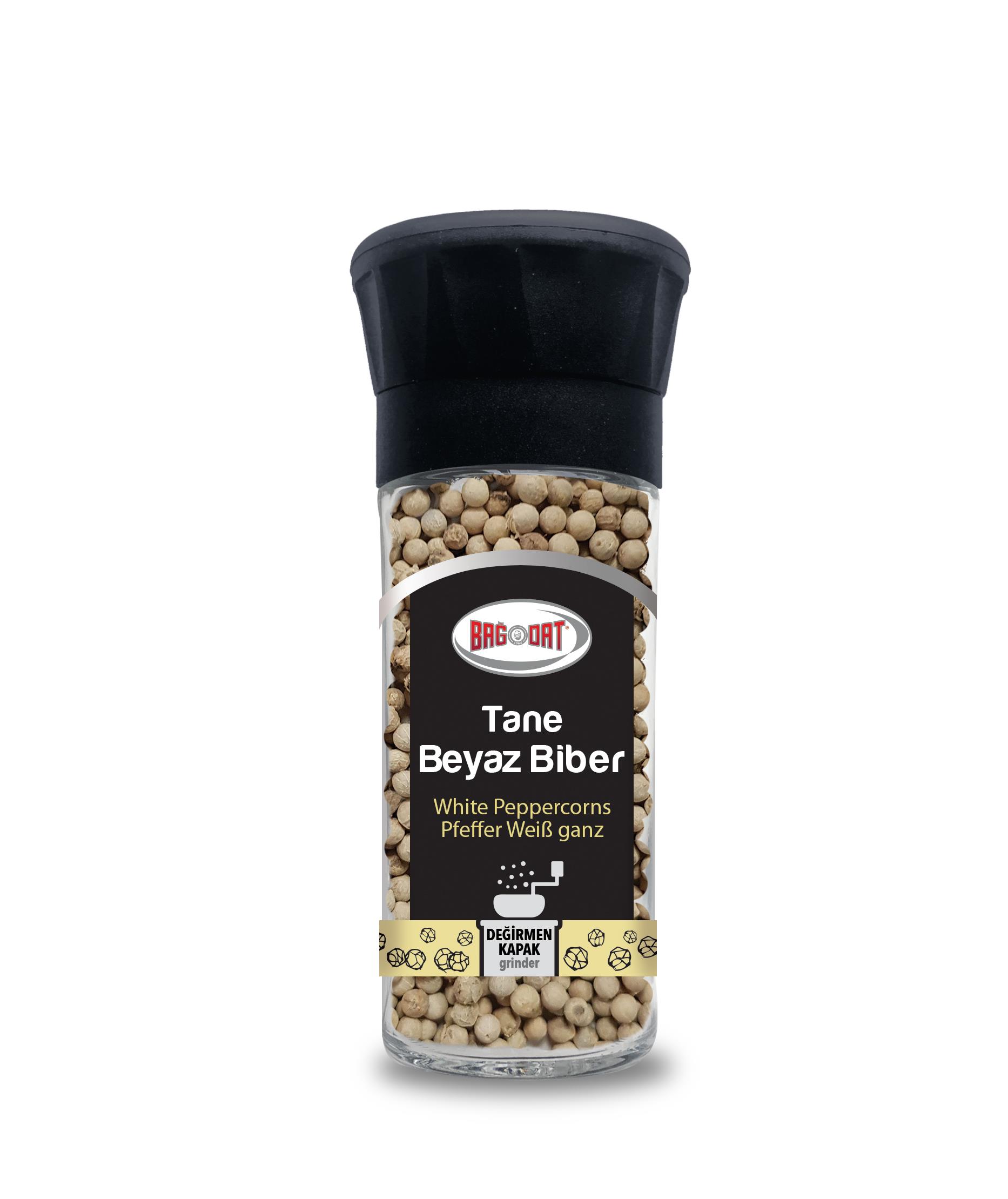 BağdatBeyaz Biber Tane Değirmen 59 Gr