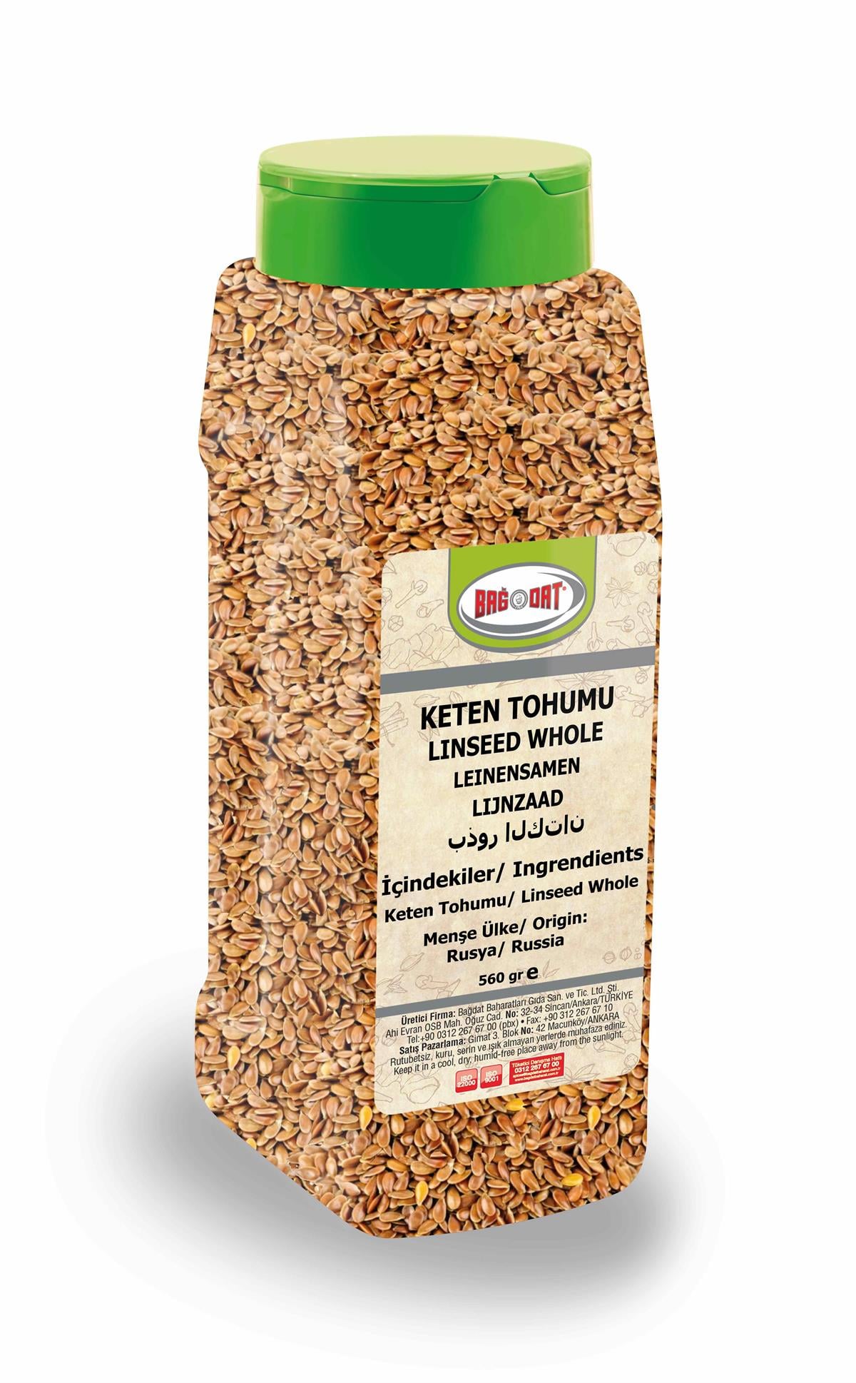 Keten Tohumu 560 Gr.