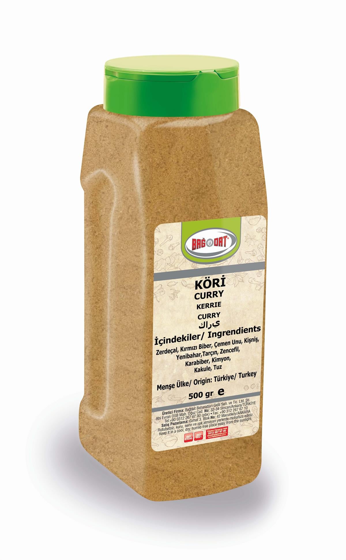 Köri Baharatı 500 Gr.