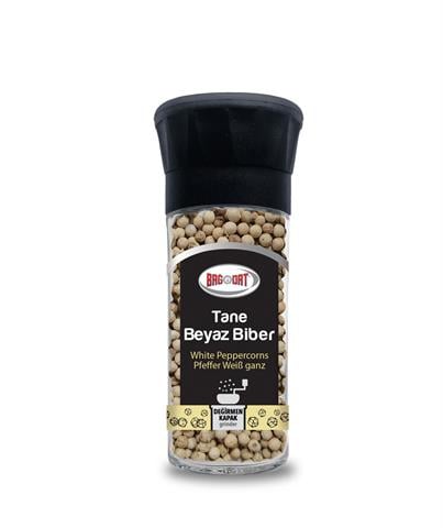 BağdatBeyaz Biber Tane Değirmen 59 Gr