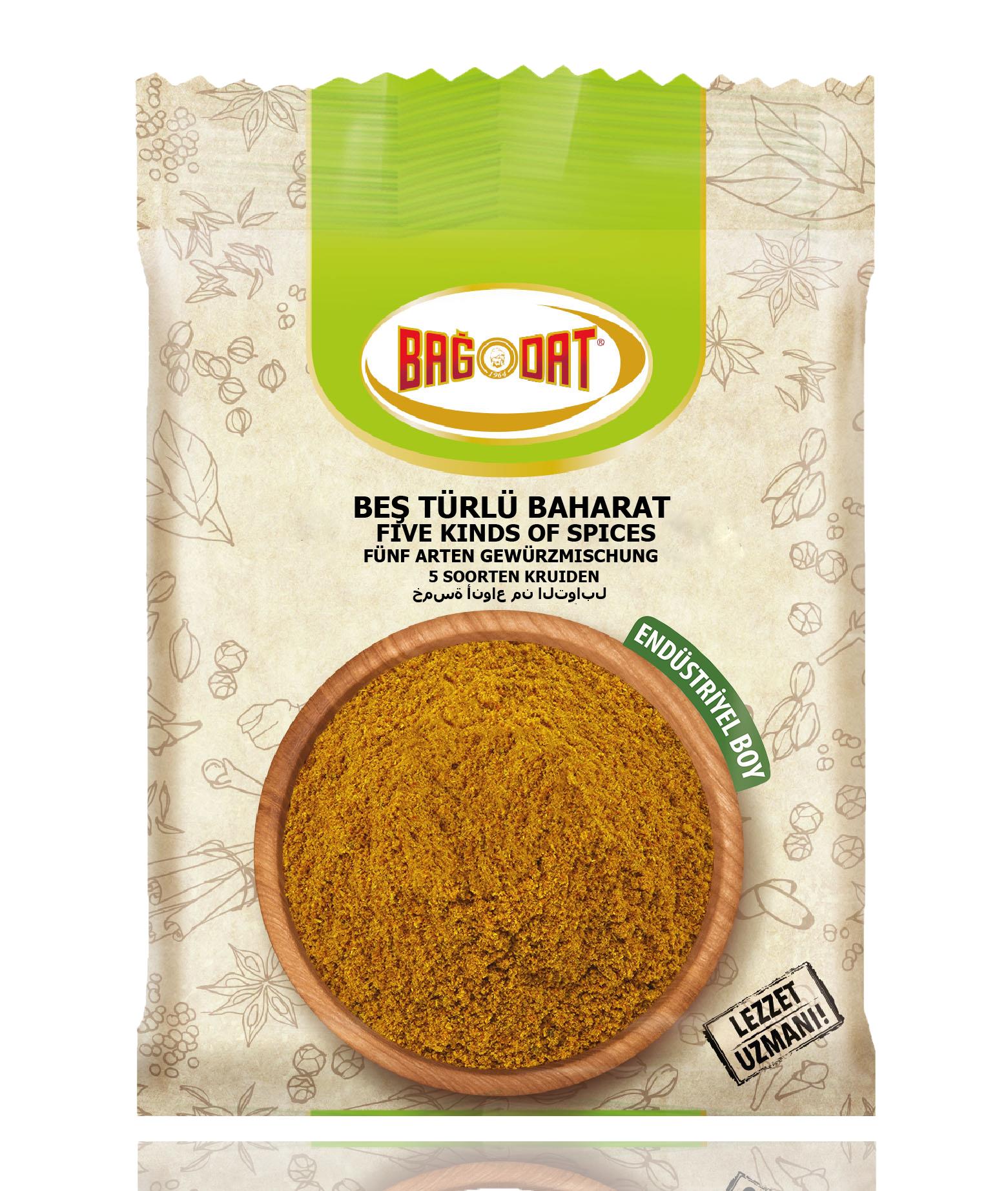 Bağdat BaharatBeş Türlü Baharat 1 KG