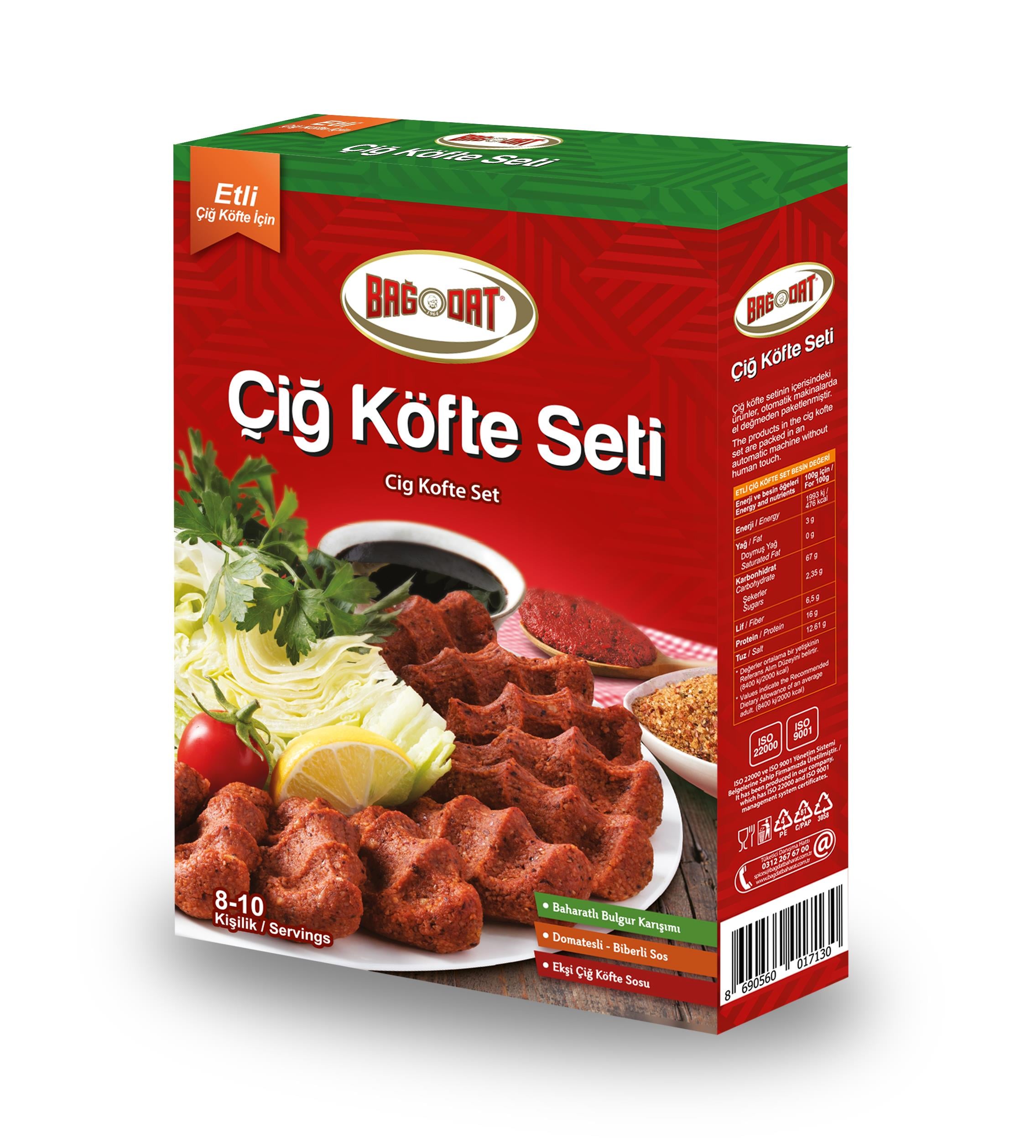 Bağdat BaharatEtli Çiğ Köfte Seti