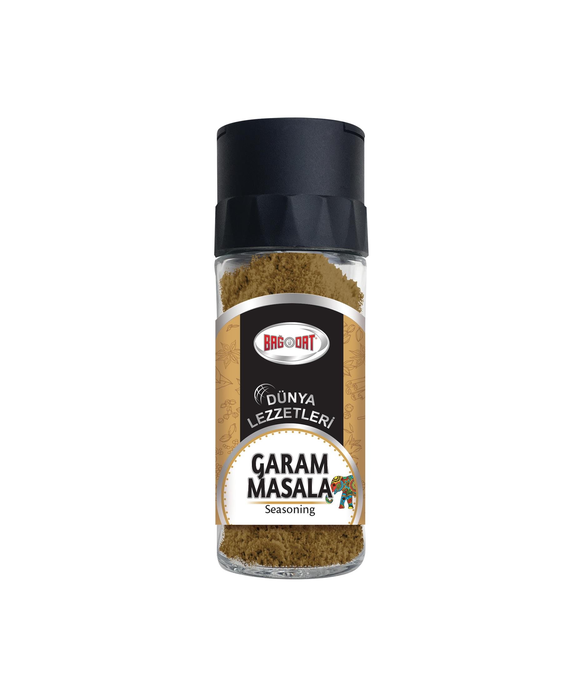 Bağdat BaharatGaram Masala Baharatı Tuzluklu Cam 60 Gr.