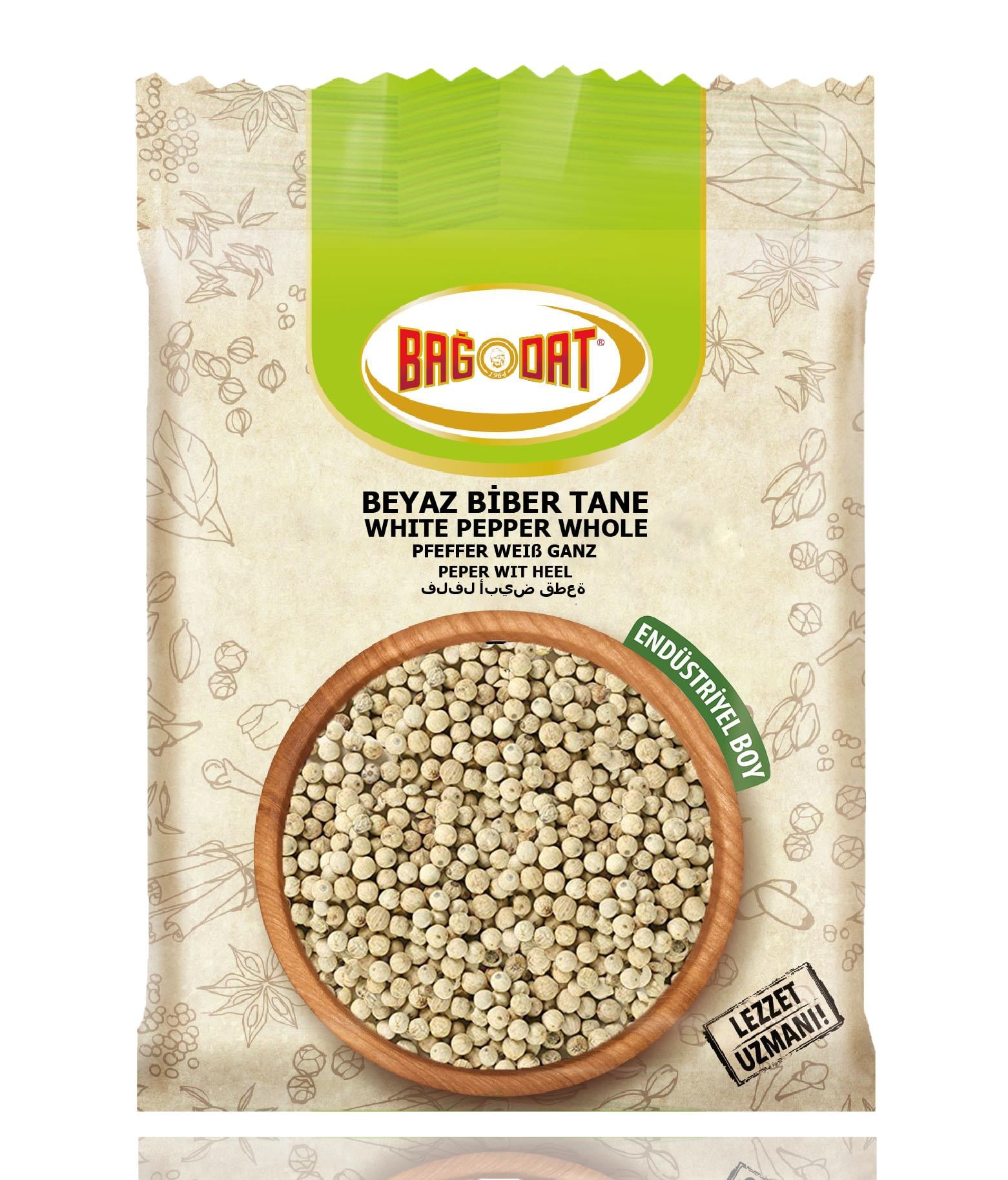 Bağdat BaharatKarabiber Beyaz Tane 1 KG