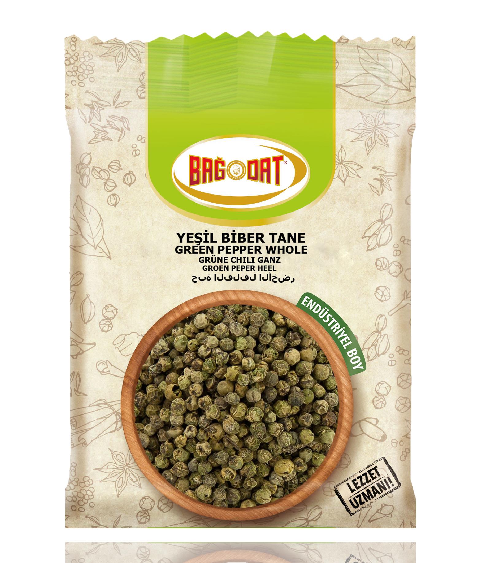 Bağdat BaharatKarabiber Yeşil Tane 1 KG