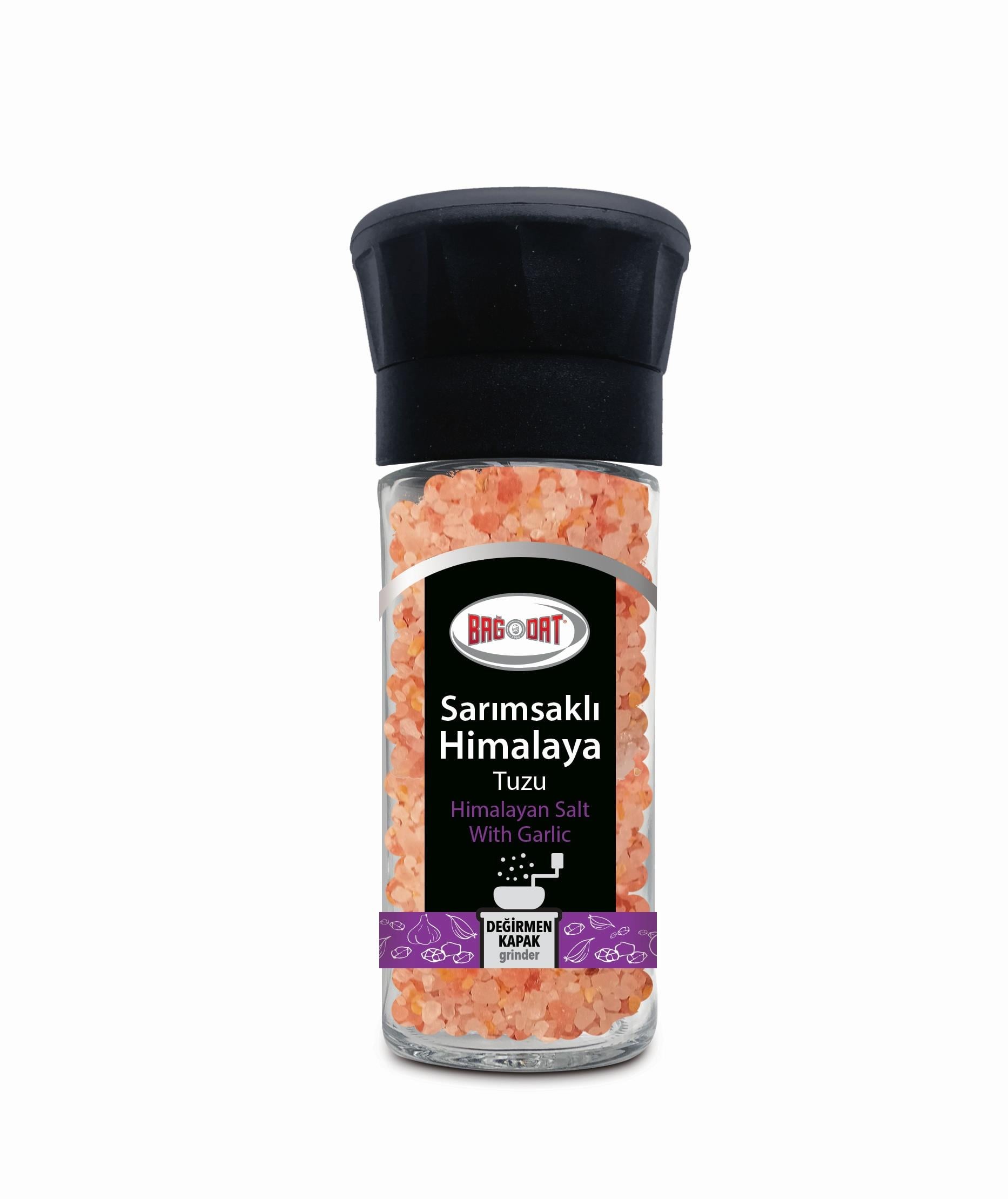 Bağdat BaharatSarımsaklı Himalaya Tuzu Değirmen