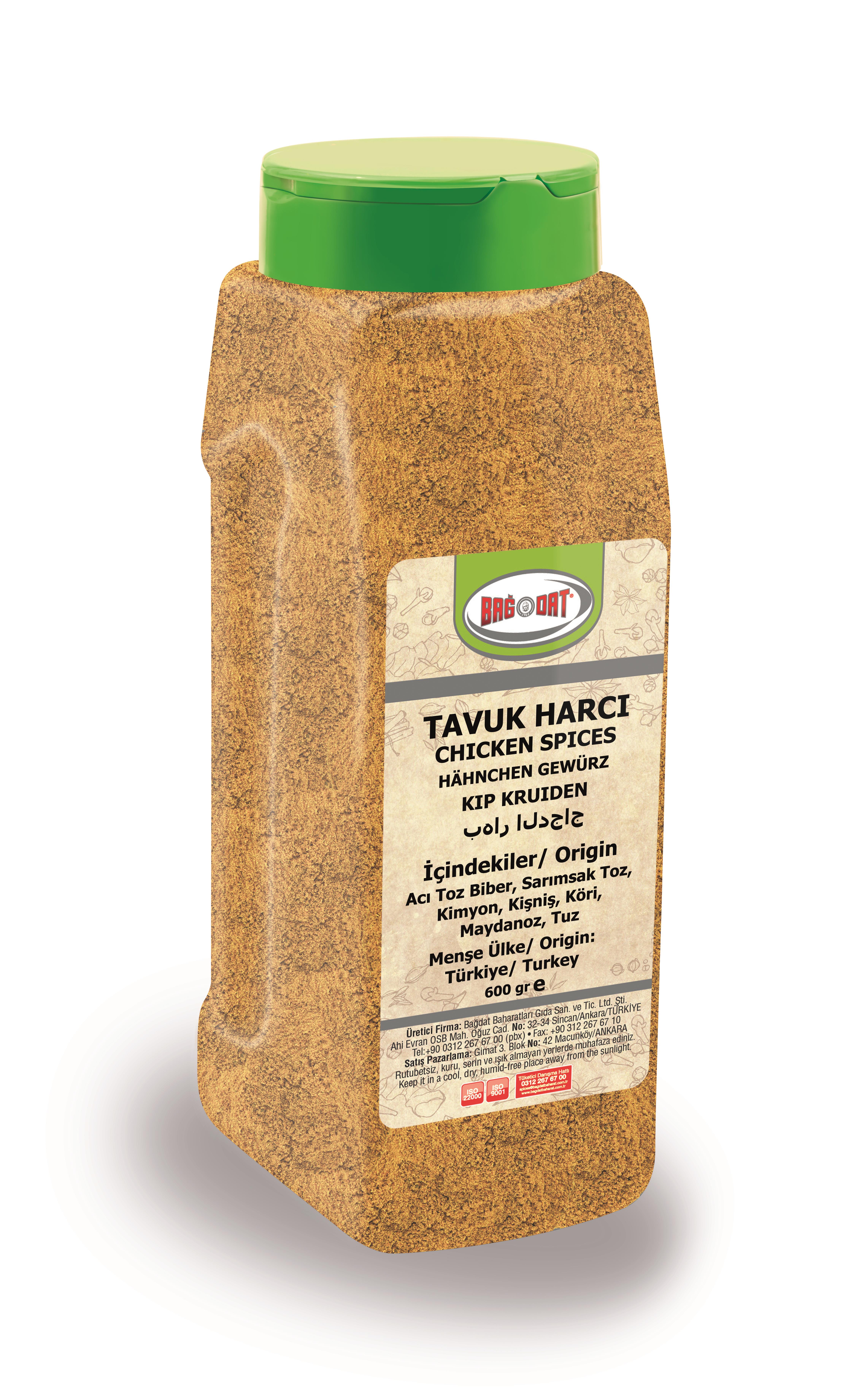Bağdat BaharatTavuk Harcı 600 Gr.
