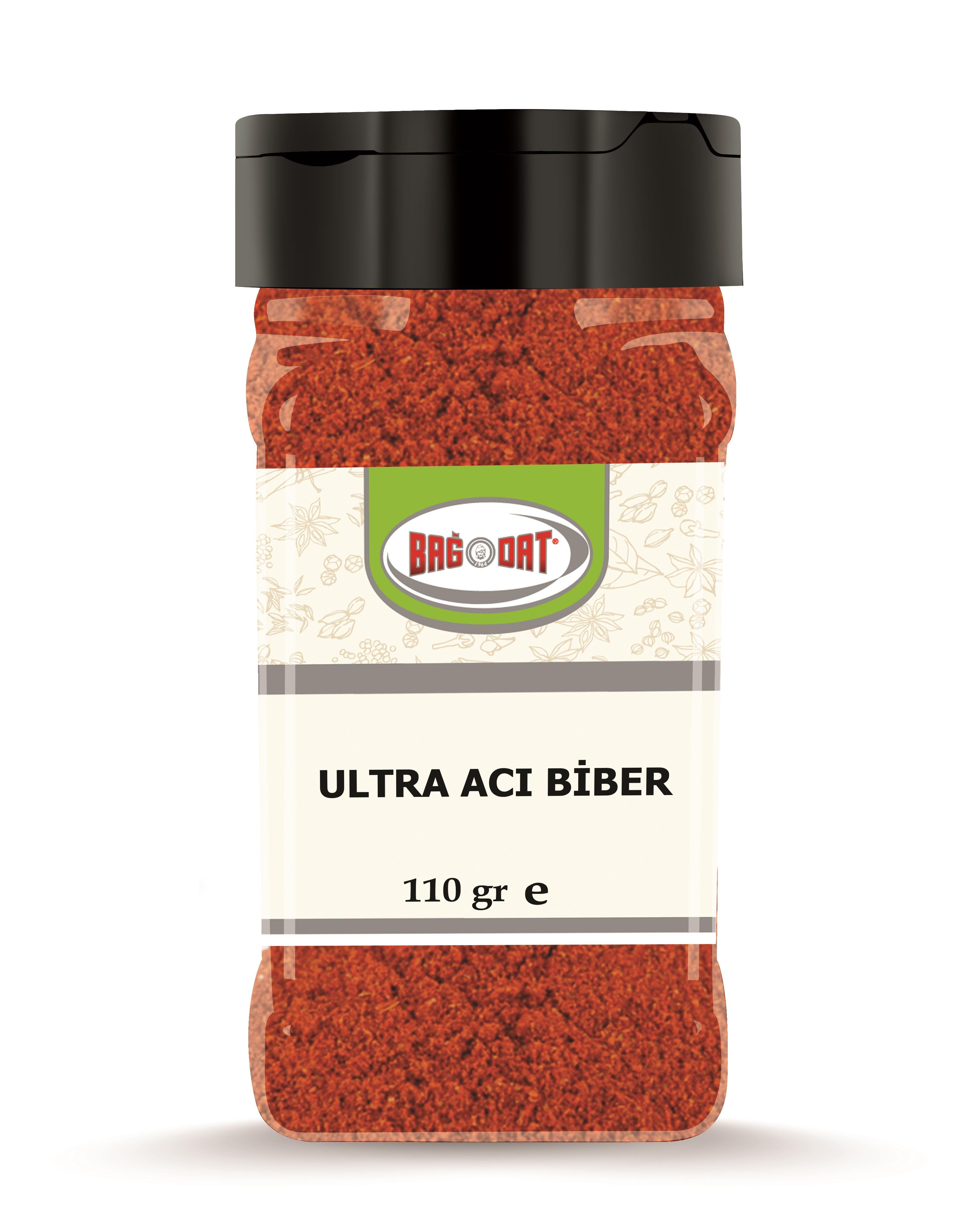 BağdatUltra Acı Biber Küçük Pet 110 Gr.