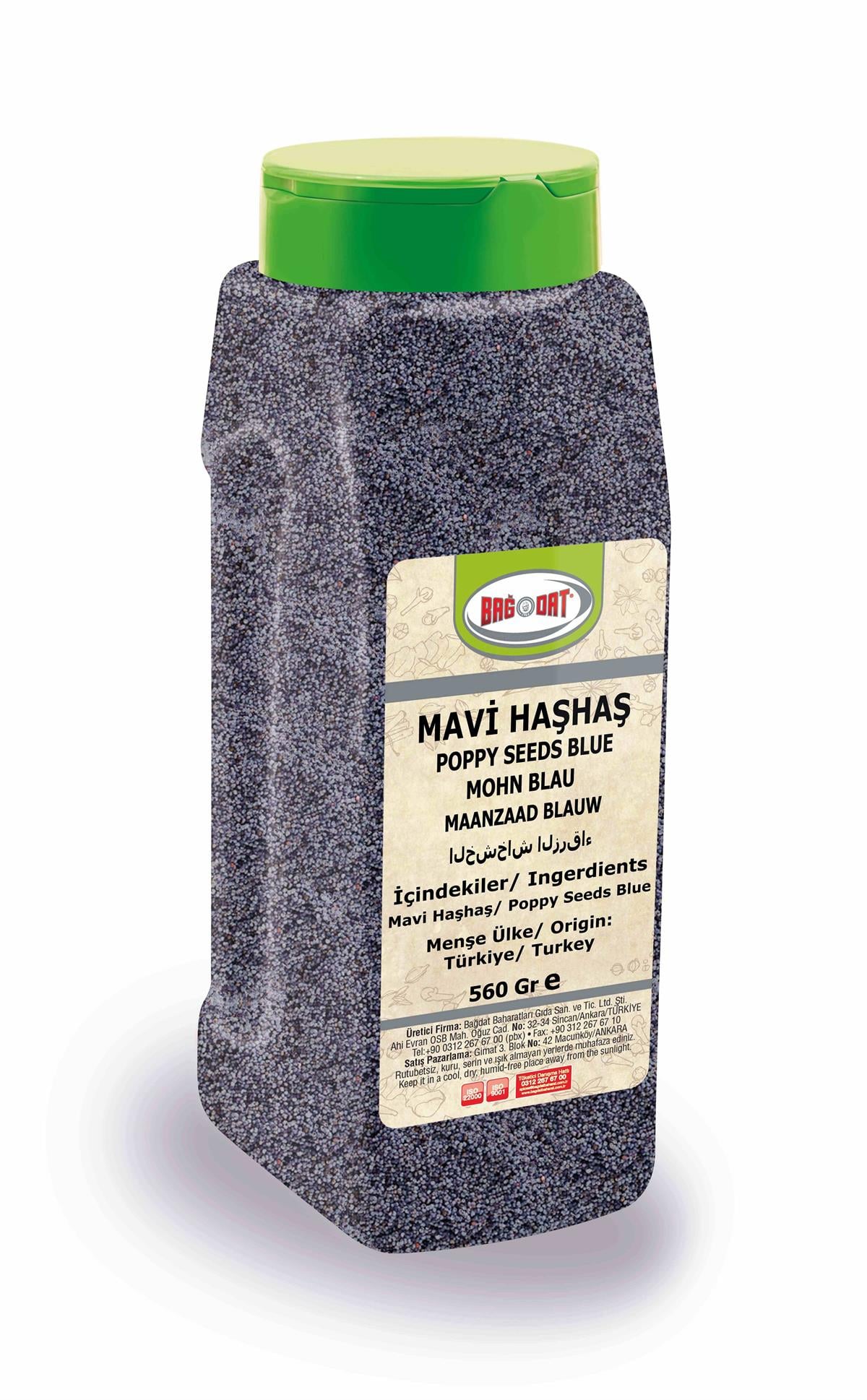 Mavi Haşhaş 560 Gr.