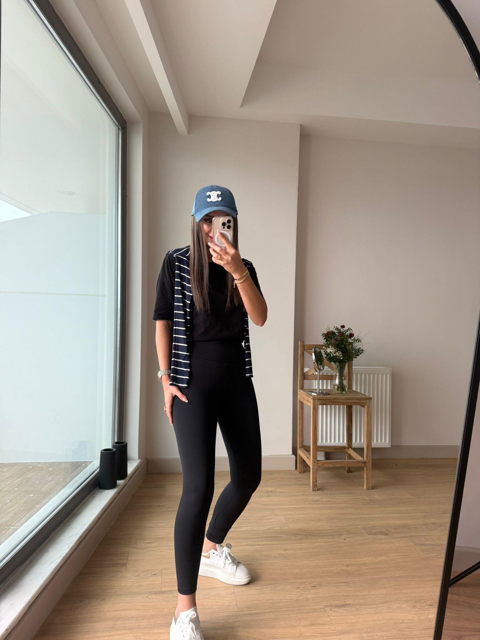 Toparlayıcı tayt siyah