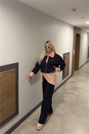 HR 3 LÜ TAKIM LACİVERT 