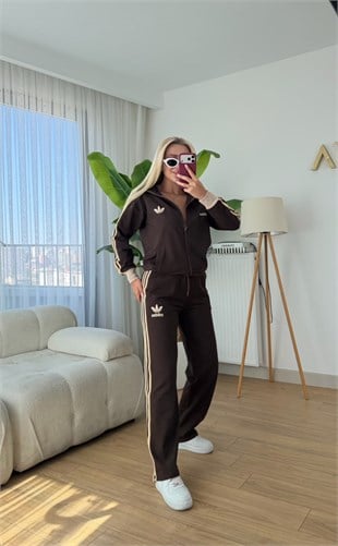 MERKA 2 Lİ TAKIM KAHVERENGİ 