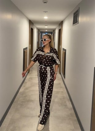 PUANTEYELİ TAKIM SİYAH