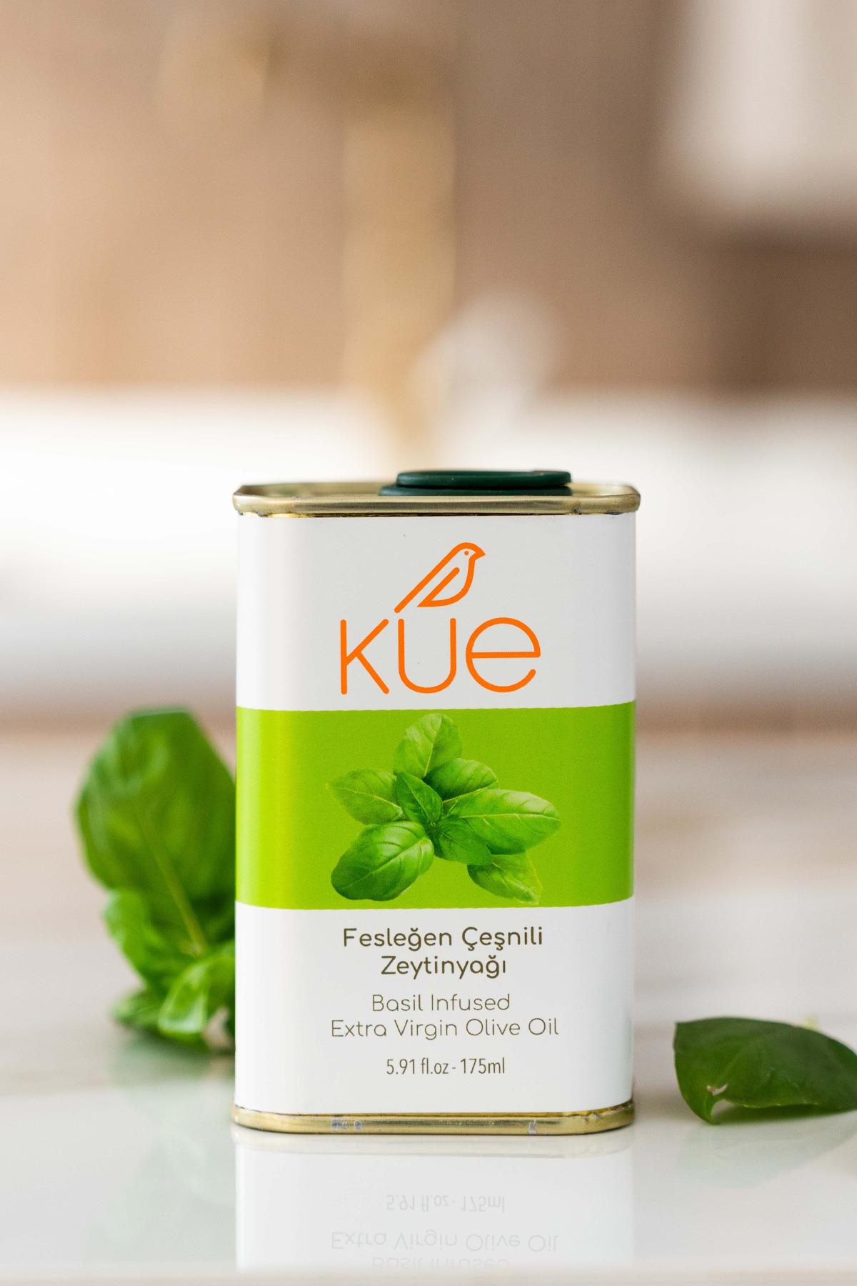 Kue Fesleğen Çeşnili Natürel Sızma Zeytinyağı 175 mL