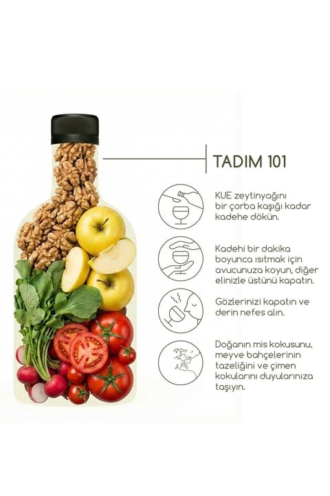 KUE Gurme Seri Olgun Hasat Soğuk Sıkım Natürel Sızma Zeytinyağı 2x5 Litre