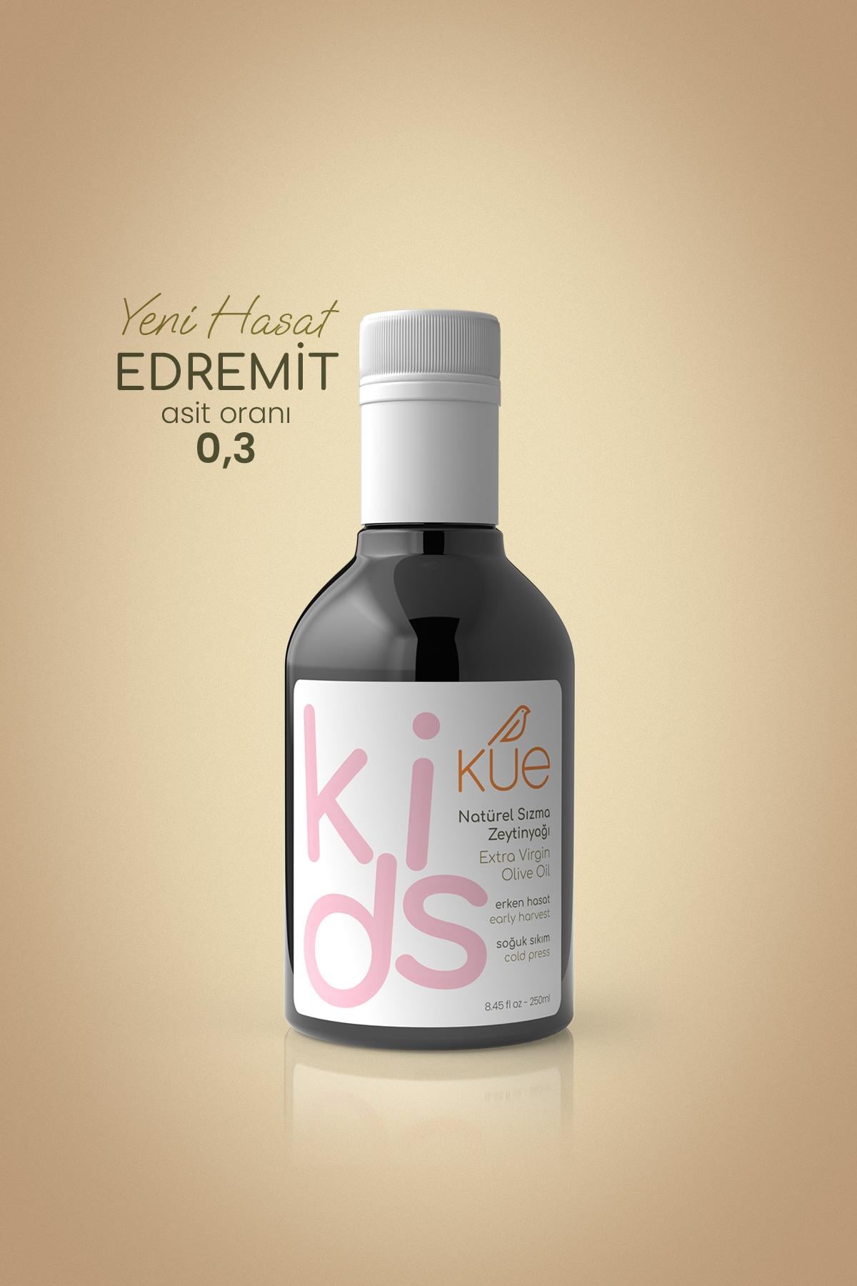 KUE Kids Erken Hasat Soğuk Sıkım Natürel Sızma Zeytinyağı 250ml